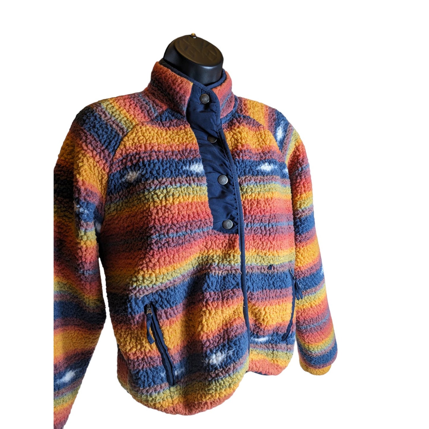 Life Integrity Earth Sweater Womens 14 Sherpa LIV Outdoor Boho Jacket Bohemian
