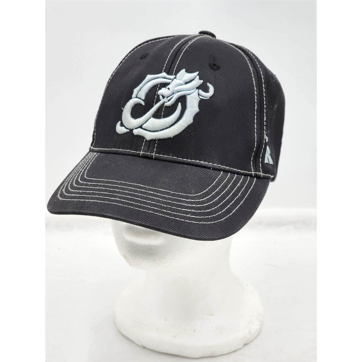 Russell Dragons Hat Black Embroidered Dragon Form Baseball Cap Adjustable