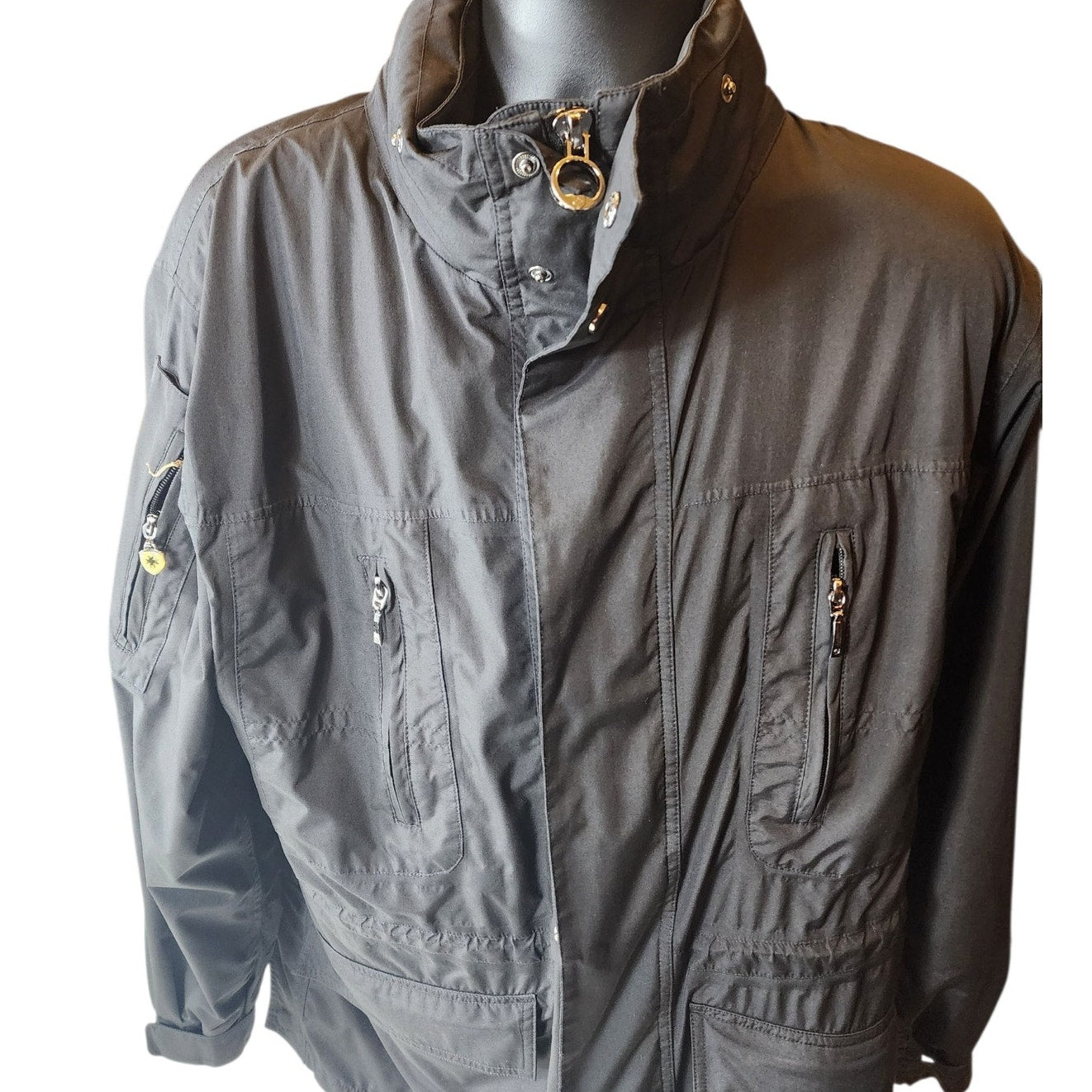 Wellensteyn Jacket Men Large Hood Windbreaker Utility German Gorpcore GolfJacke