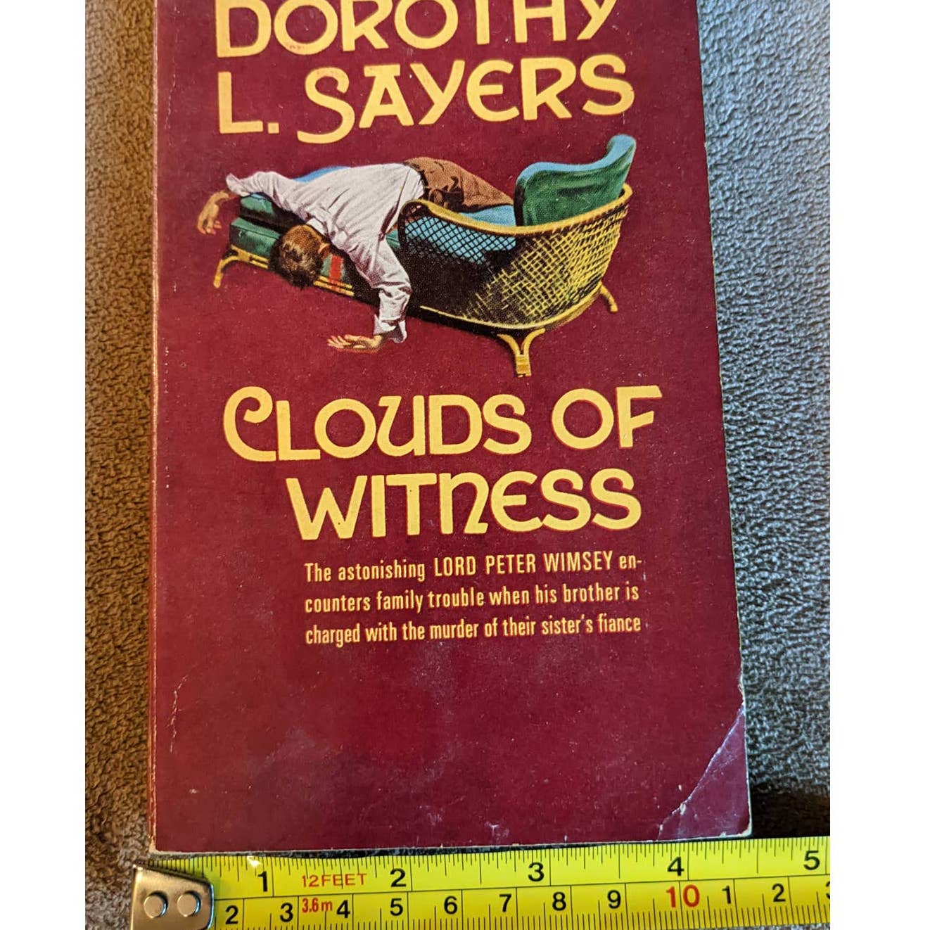 1966 Clouds Of Witness: Lord Peter Wimsey An Avon Mystery By Dorothy L. Sayers