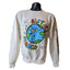 Champion ECO Pullover Adult Small Sweatshirt Earth Face Graphic Bartees Change