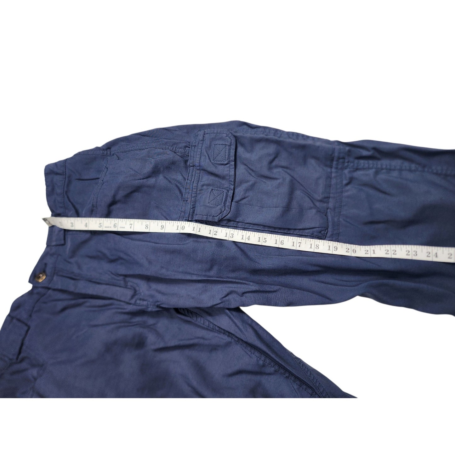 Duluth Trading Pants Mens Lx30 Workwear Blue Utility Cargo Durable Outdoor