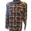 BKE Plaid Flannel Western Shirt Mens XXL Pearl Snap Long Sleeve Vintage Fit