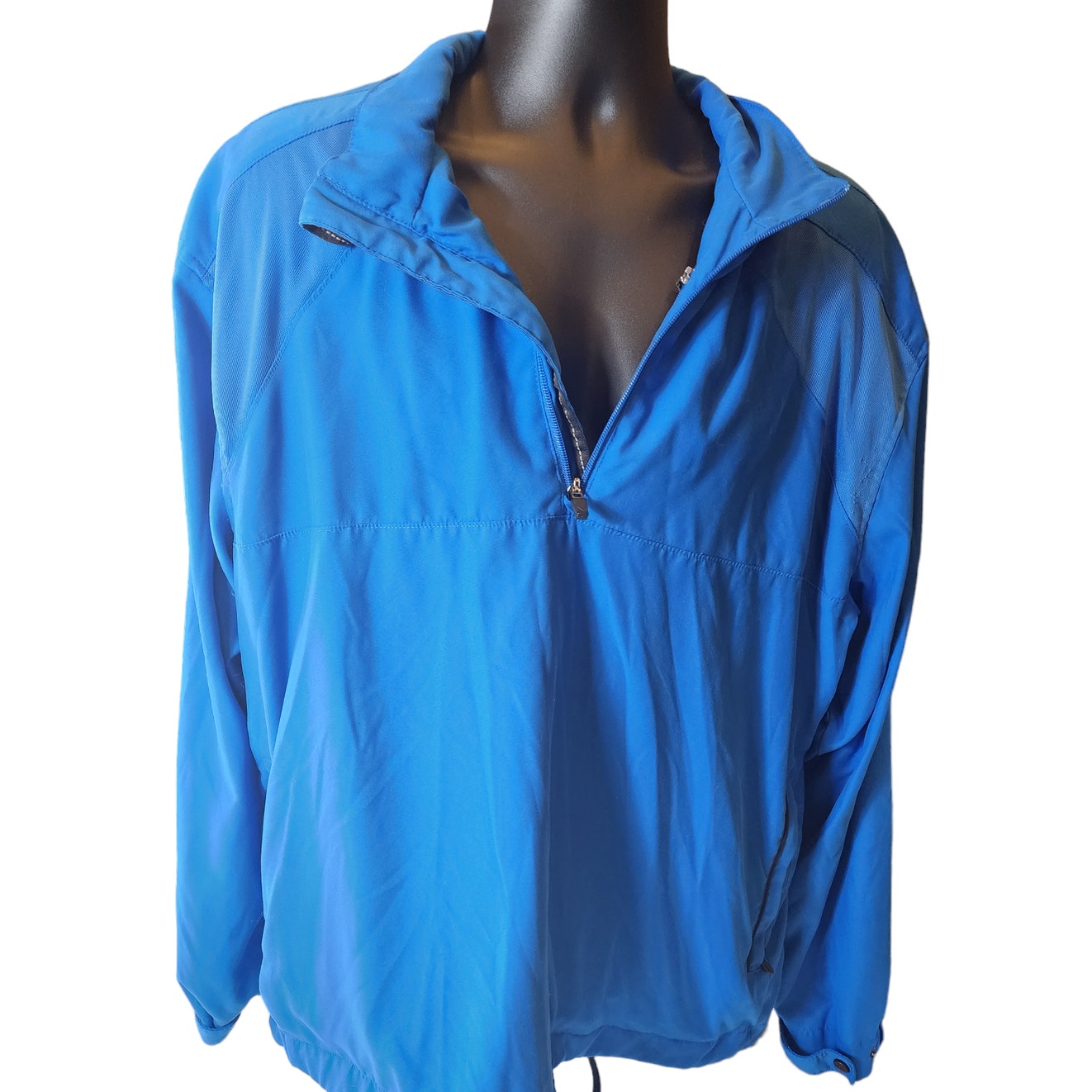 Callaway Golf Pullover Jacket Mens XL Windbreaker Blue Activewear Lightweight