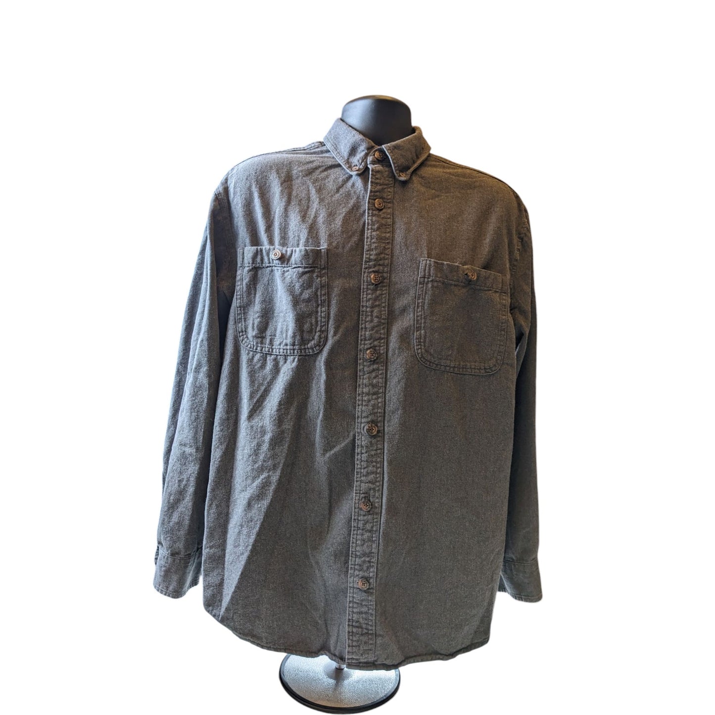 Duluth Trading Flannel Shirt Men Rugged Workwear Lumberjack Free Swingin 89328