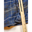 Burry Lane Flannel Shirt Mens Medium Classic Rugged Plaid Long Sleeve Button Up