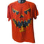Jerzees Pumpkin Halloween Graphic Shirt Men Large Women XL Jack O Lantern Spooky