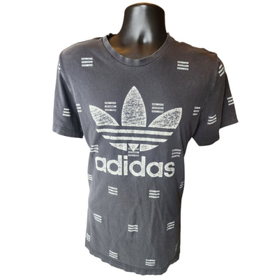 Adidas T Shirt Men Small Youth XL Trefoil Logo Graphic Streetwear Short Sleeve