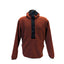North Face Hoodie Mens Medium Pullover Fleece Jacket Rust Brown Kangaroo Pocket