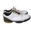 FootJoy Golf Shoes Mens 10W White Leather Classic Spiked Cleats Flex Zone 53163