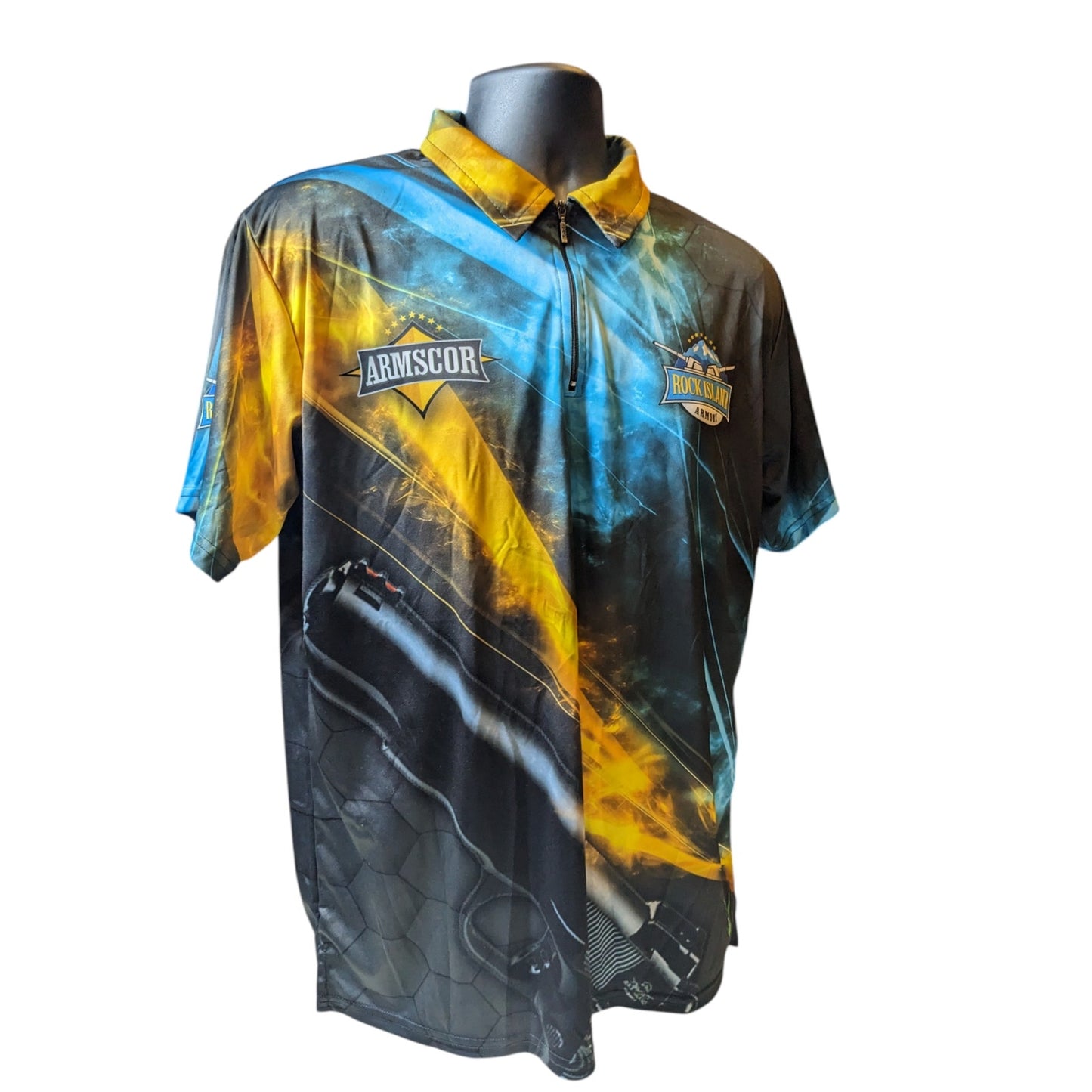 Rock Island Armory Shirt Armscor Men XL Polo Shooting Range Lock N Load Tactical