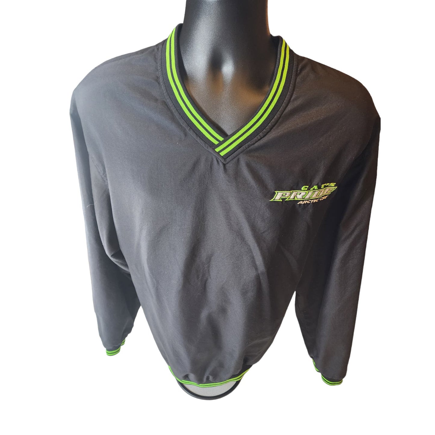Arctic Cat Pullover Sweatshirt Jacket Mens Large Pride Windbreaker Snowmobile