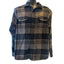 Orvis Flannel Shirt Mens Medium Plaid Button Outdoor Lumberjack Rugged Layering