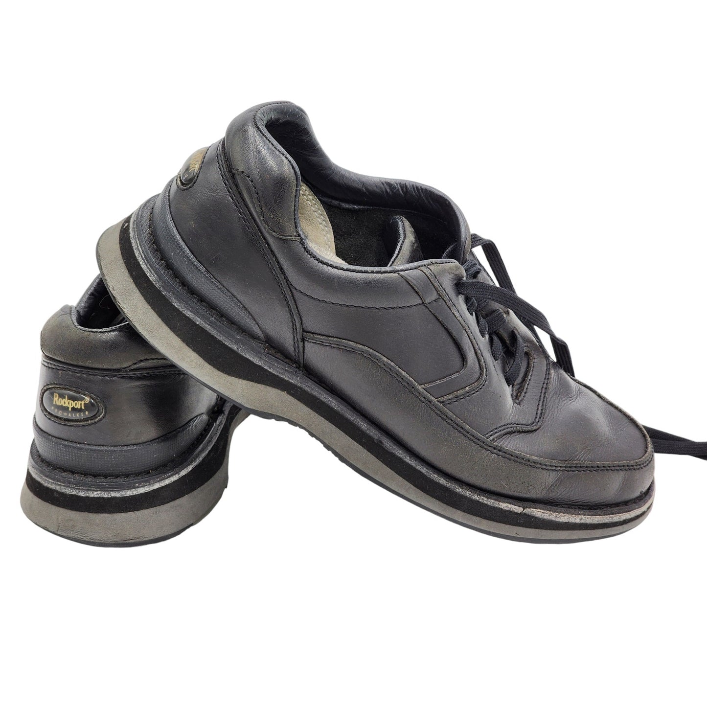 Rockport Prowalker Mens 8.5 Walking Orthopedic Lace Up Leather Hungary Vibram