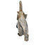 Stone Elephant Figurine Statue Gray Wildlife Shelf Ornament Safari Animal Art 6"