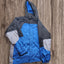 Vintage Starter Ski Jacket Mens Large Hooded Blue 90s Y2K Winter Coat Snow Retro
