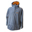 Perry Ellis Hoodie Mens Large Fleece Pullover Jacket Blue Zip Pockets Sweatshirt