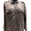American Eagle Outfitters Camo Shirt Womens Large Boyfriend Fit Long Sleeve