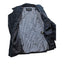 Black Rivet Jacket Men Large Lightweight Windbreaker Gingham Check Streetwear
