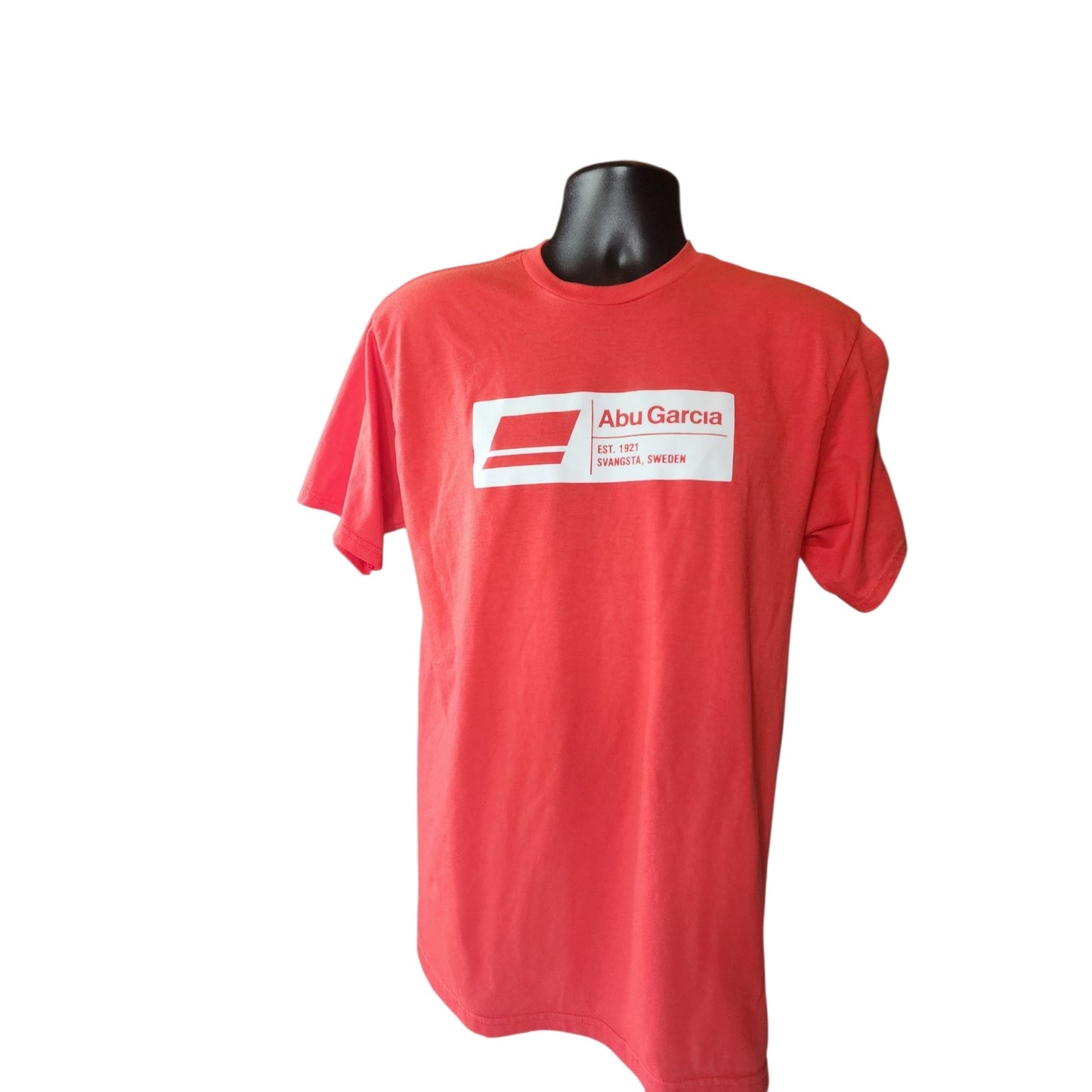 Abu Garcia Logo T Shirt Mens Large Fishing Sportswear Graphic Tee Short Sleeve