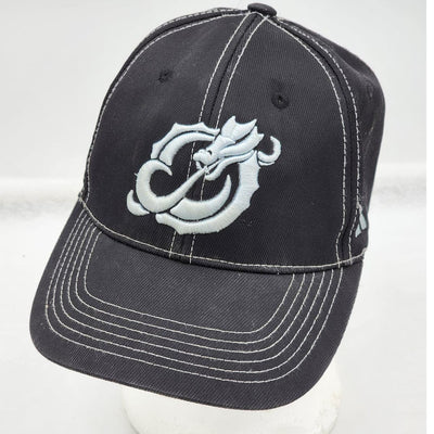 Russell Dragons Hat Black Embroidered Dragon Form Baseball Cap Adjustable