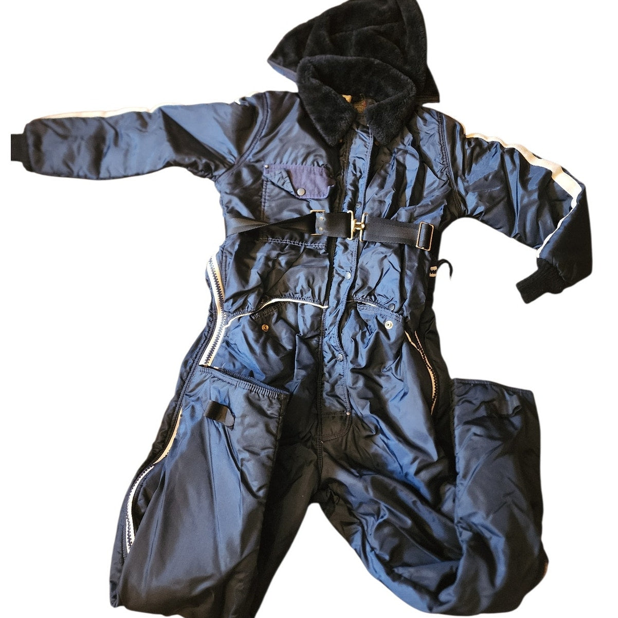 RefrigiWear Snowsuit Medium Vintage Insulated Cold Weather Hooded Winter Arctic