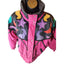 Mulberry Street Ski Jacket Womens Medium Colorblock Fleece Winter 80s 90 Vibes
