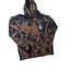 Bowery Supply Hoodie Men Small Tie Dye Style Skeleton Peace Pullover Sweatshirt