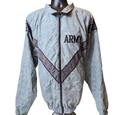 SKILCRAFT Army PFU Jacket Mens XL Long Nylon Windbreaker Military Surplus Refle