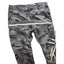 Wrangler Cargo Pants Men Size 40x32 Gray Camouflage Regular Taper Stretch Cotton