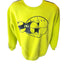 Sniper Gang Sweatshirt Men XL Women 2XL Safety Green Streetwear Pullover Hip Hop