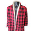 Eddie Bauer Buffalo Plaid Sherpa Lined Open Jacket Medium Cabin Flannel Shacket