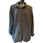 Van Heusen Studio Shirt Mens 3XLT Button Up Long Sleeve Cotton Plaid Blue Gray