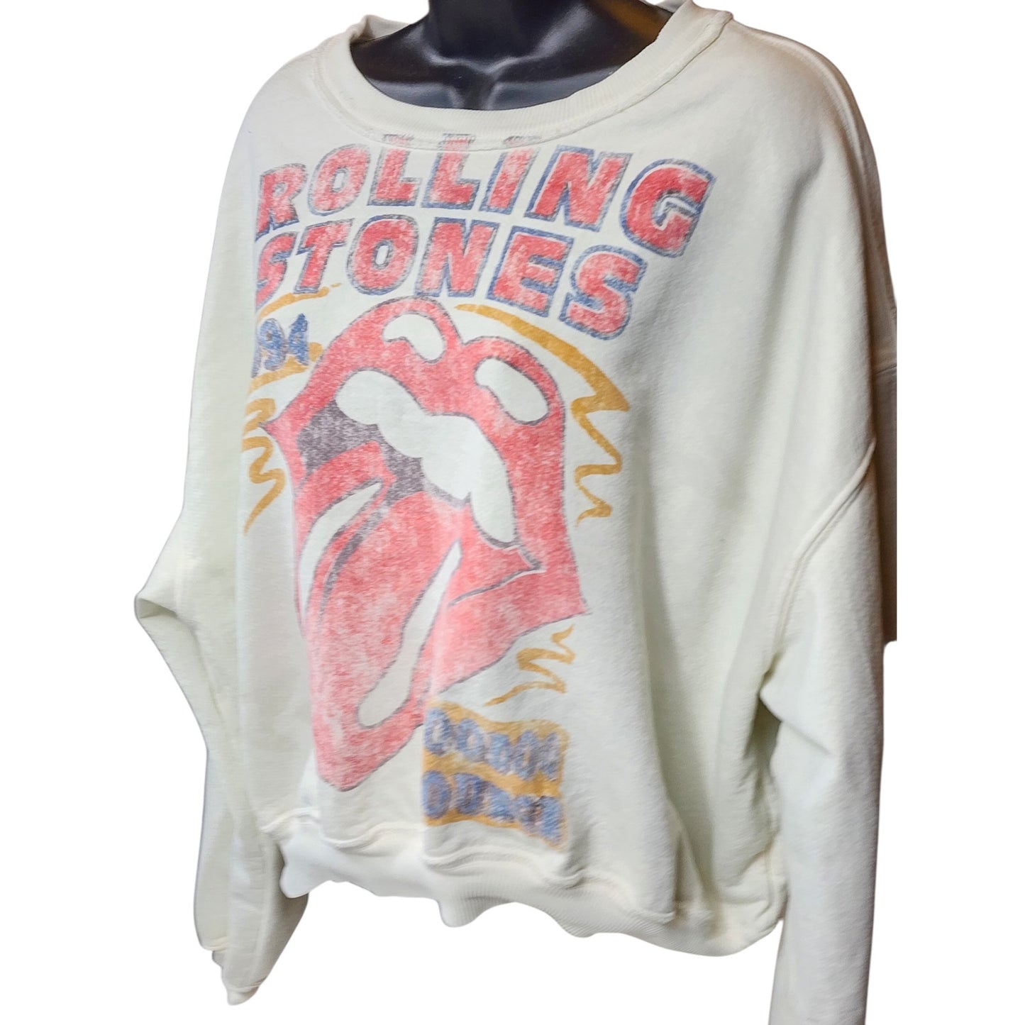 Rolling Stones x People of Leisure Sweatshirt Small 1994 Tongue Voodoo Lounge