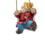 Disney Snow White Seven Dwarfs Swinging Figures Pair Whimsical Happy Bashful