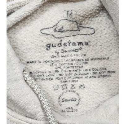 Sanrio Gudetama Hoodie Men Small Women Medium Sweatshirt Anime Kawaii Lazy Egg