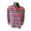 Towncraft Plaid Shirt Mens XXL Button Down Wrinkle Free Long Sleeve Front Pocket