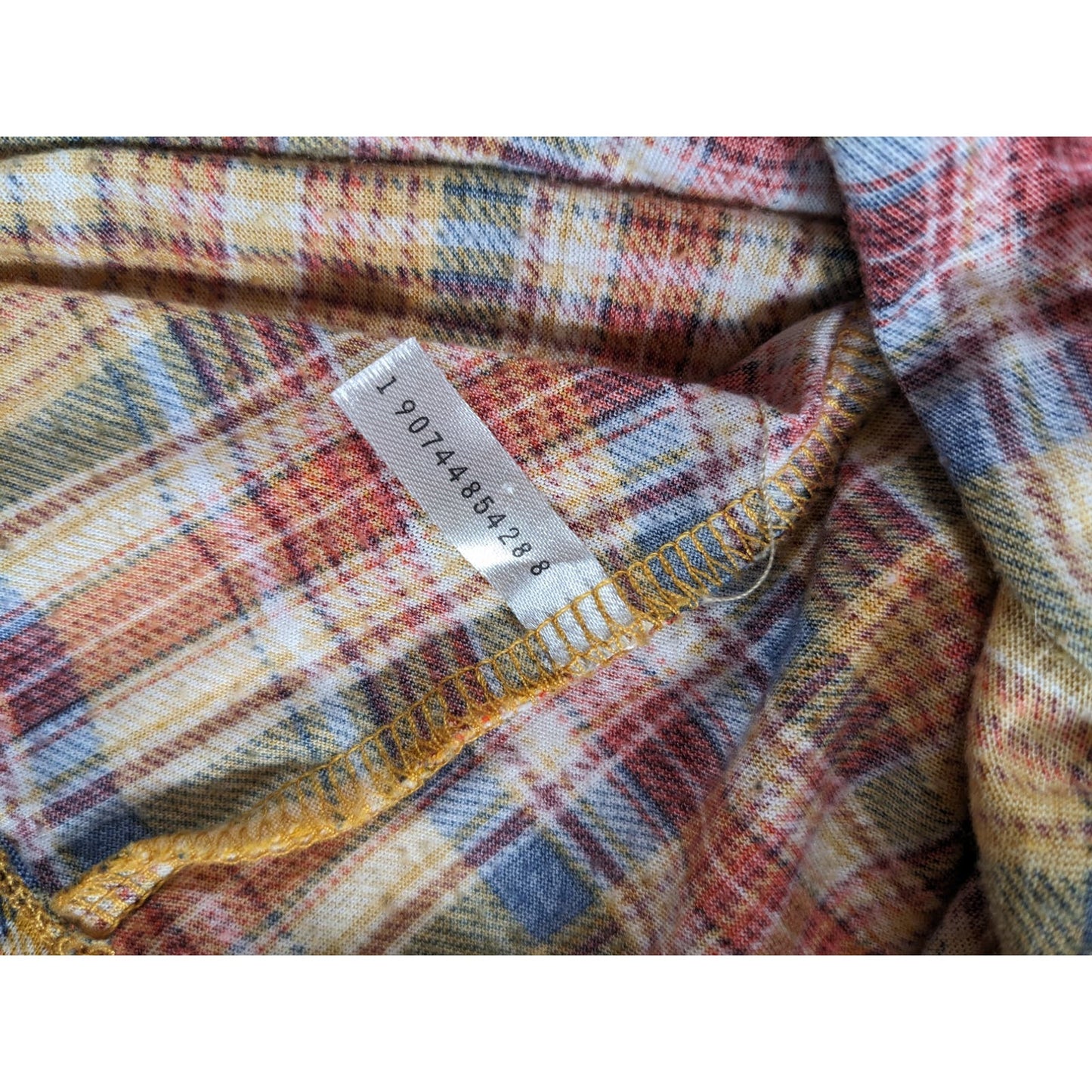 Bobbie Brooks Flannel Shirt Womens Plus 2X Long Sleeve Button Up Light Top Boho