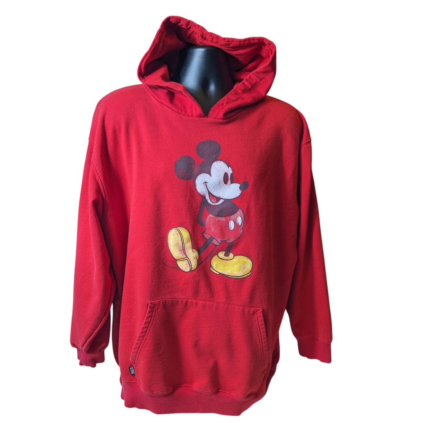 Hoodie Buddie Disney Mickey Mouse Mens XL Womens 2X Pullover Sweatshirt Kangaroo