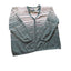 Alfred Dunner Cardigan Women 2X Knit Sweater Striped Ramie Button Front Layering