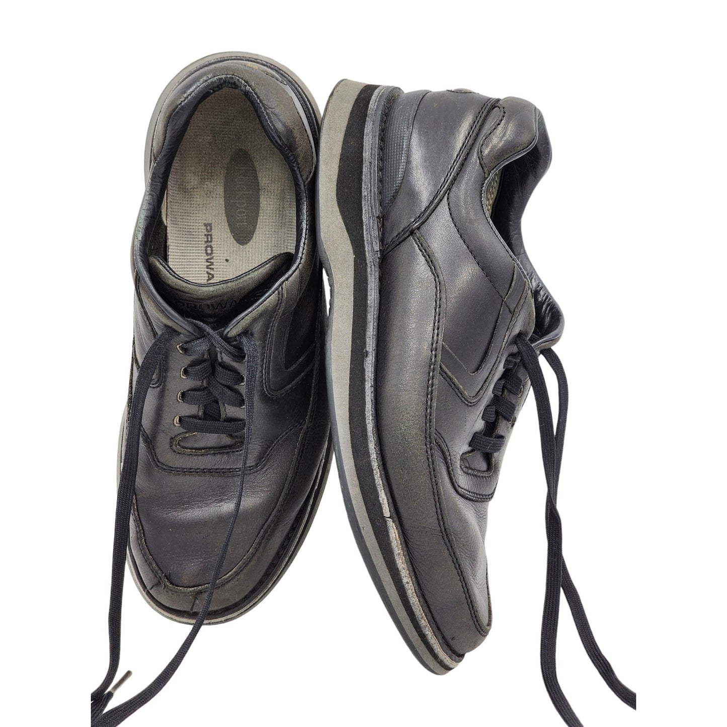 Rockport Prowalker Mens 8.5 Walking Orthopedic Lace Up Leather Hungary Vibram