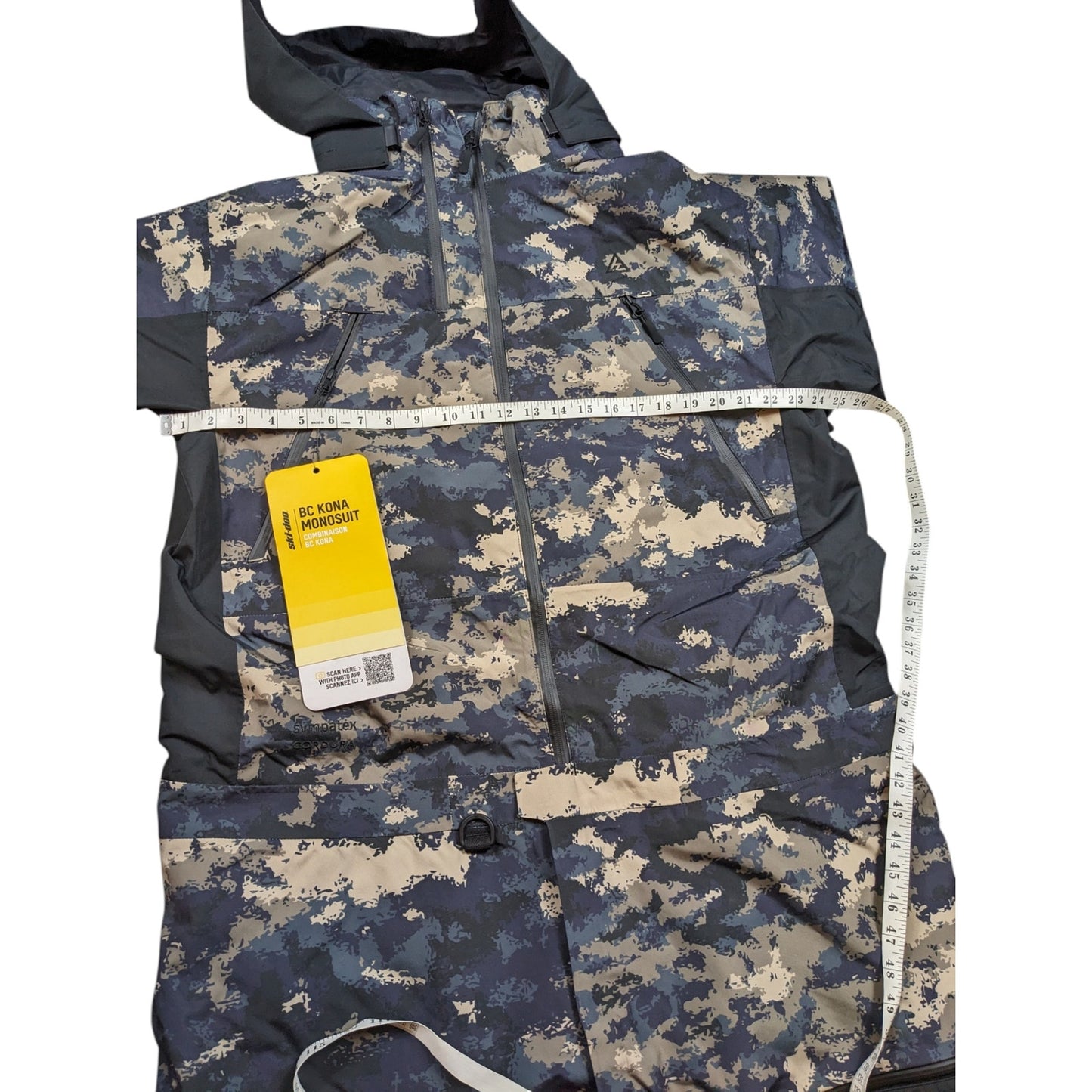 Ski-Doo BC Kona Monosuit XLTG Snowmobile Suit Waterproof Sympatex Cordura Camo