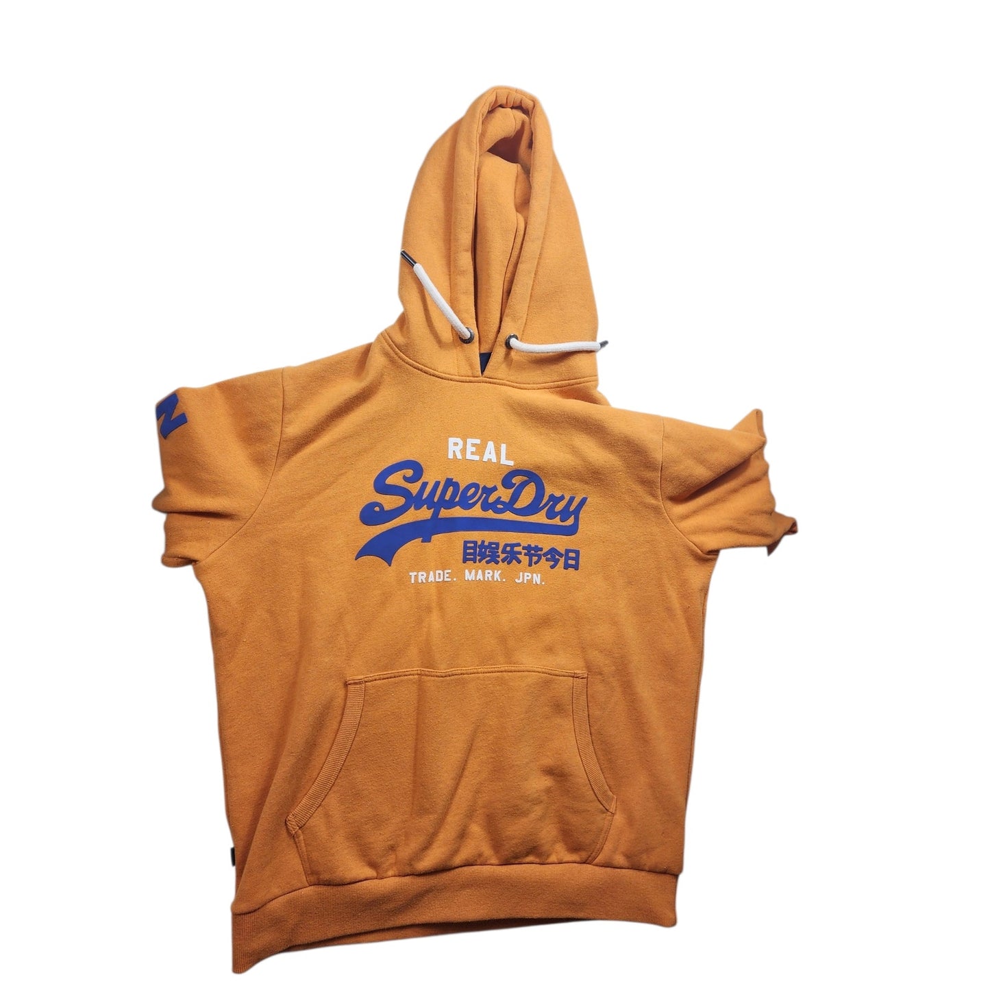 Superdry Hoodie Mens XL Womens 2XL Real Japan Sweatshirt Fleece Kangaroo Pocket