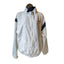 Reebok Classic Track Jacket Womens XL White Navy Full Zip Windbreaker Sporty