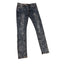 USTORM Jeans Mens Slim Fit 32x32 Blue Acid Wash Distressed Denim Retro Y2K Vibe