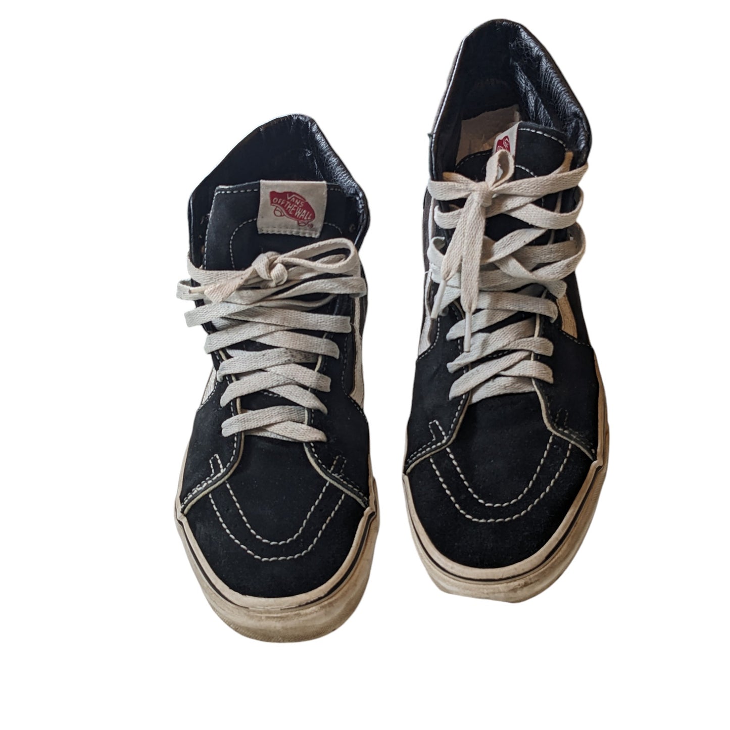 VANS Shoes Sk8 Hi Canvas Skateboard Mens 8 Womens 9.5 High Top Off Wall Sneakers