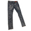 USTORM Jeans Mens Slim Fit 32x32 Blue Acid Wash Distressed Denim Retro Y2K Vibe