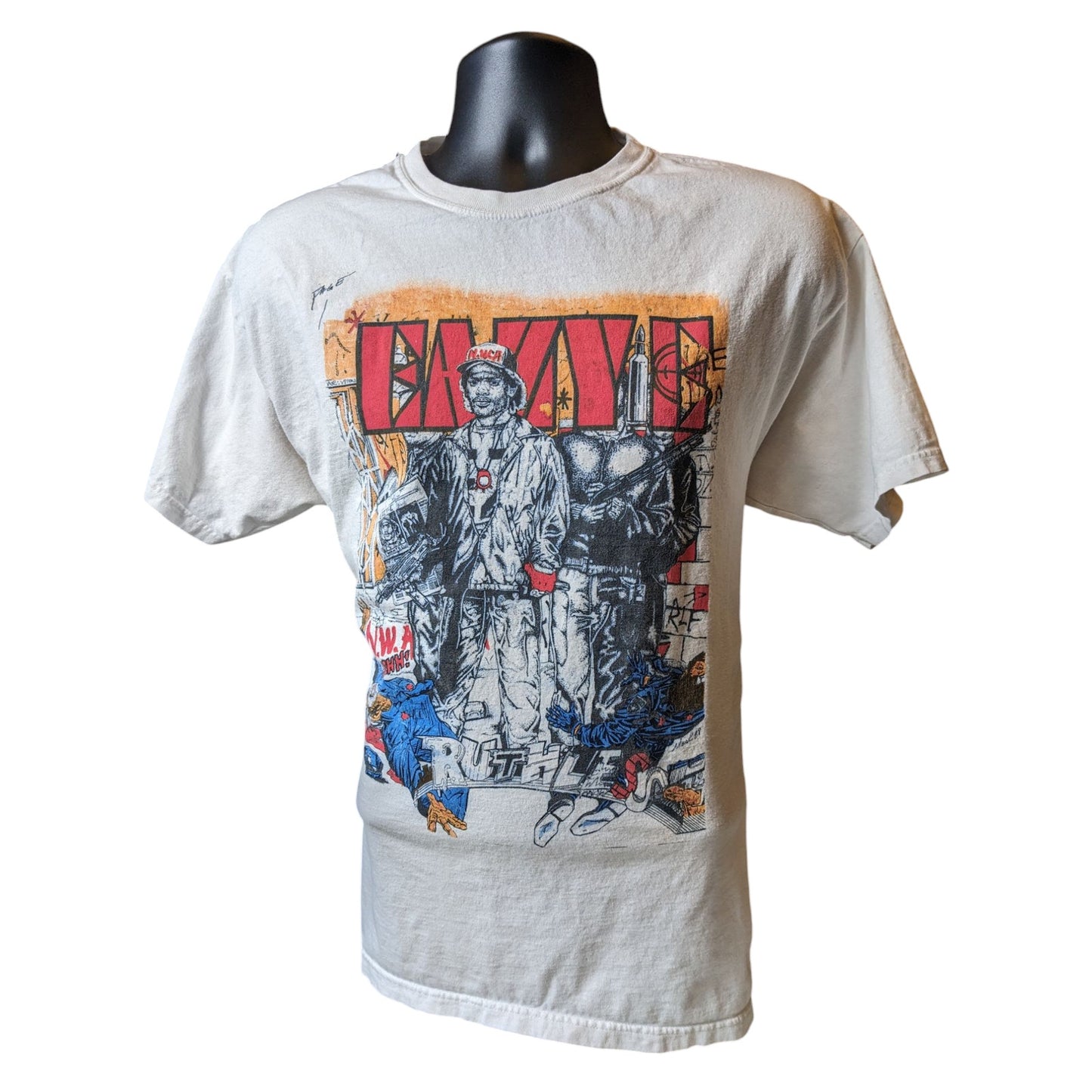 Eazy-E T Shirt Mens Medium Rap Tee Ruthless Records NWA Streetwear Hip Hop 90s