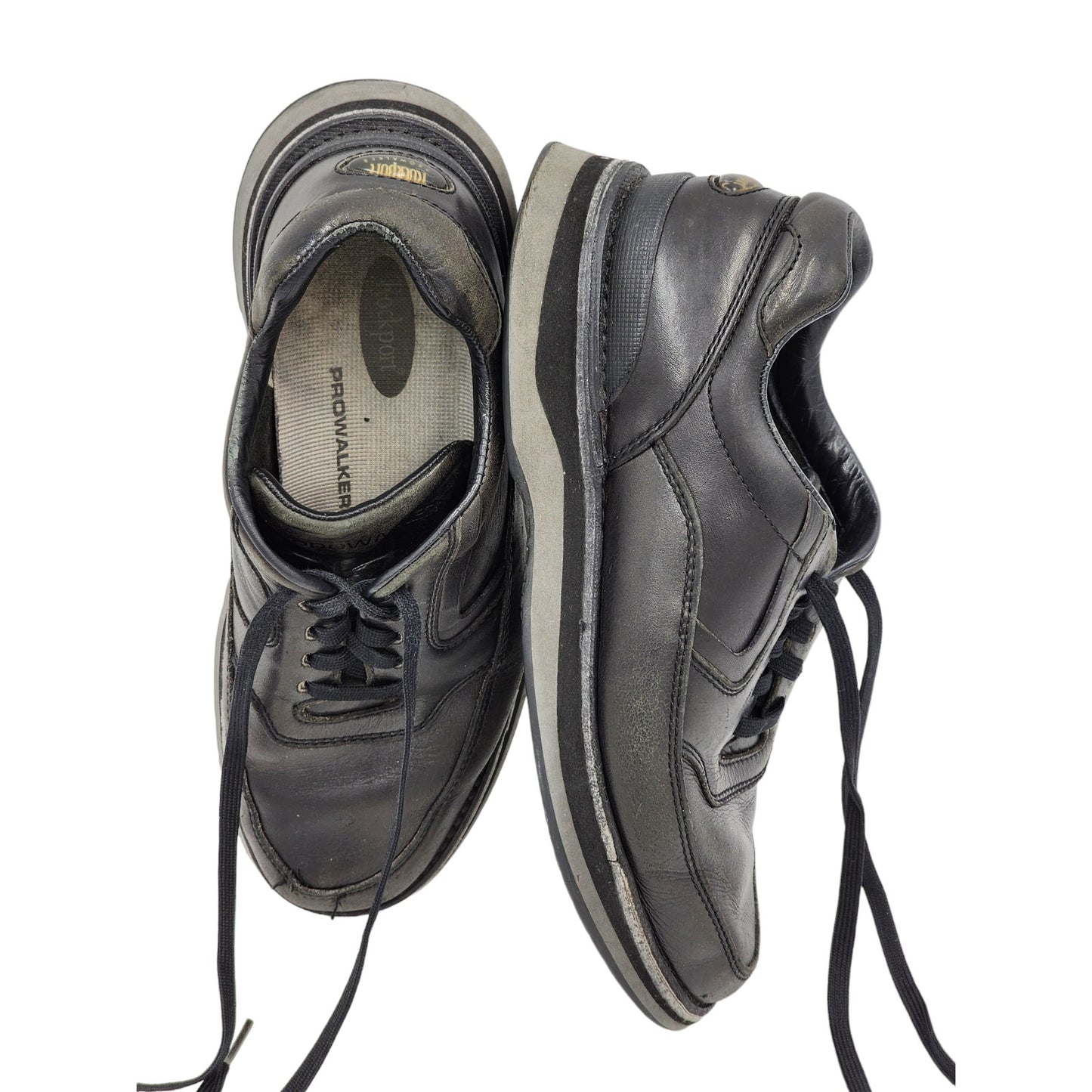 Rockport Prowalker Mens 8.5 Walking Orthopedic Lace Up Leather Hungary Vibram