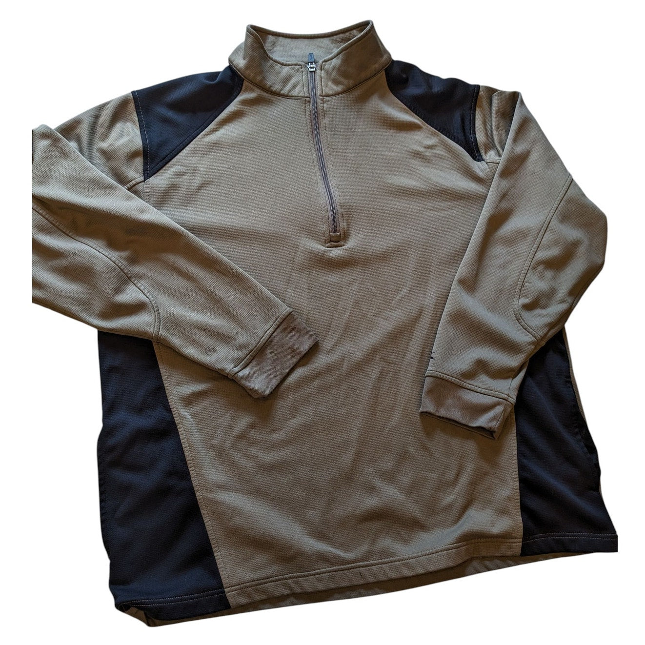 Slazenger Golf Shirt Pullover Men XL 1/4 Zip Long Sleeve Athletic Activewear Top